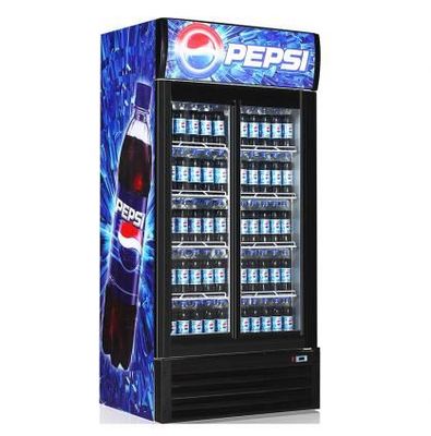 580L Commercial Glass Door Upright Display Cooler Fridge