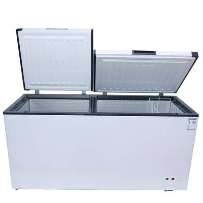 400L supermarket frozen meat horizontal chest deep freezers