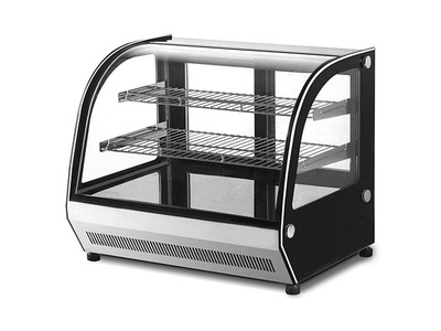 Cake showcase on counter